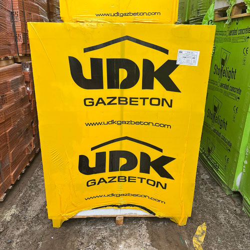 Газоблоки на піддоні