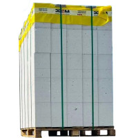 Газоблок ХСМ D500 400*200*600 стіновий гладкий