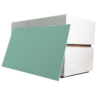 Гіпсокартон стіновий вологостійкий KNAUF 12,5x1200x2500 мм