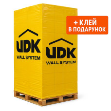 Газоблок ЮДК D500 300*200*600 паз-гребінь стіновий