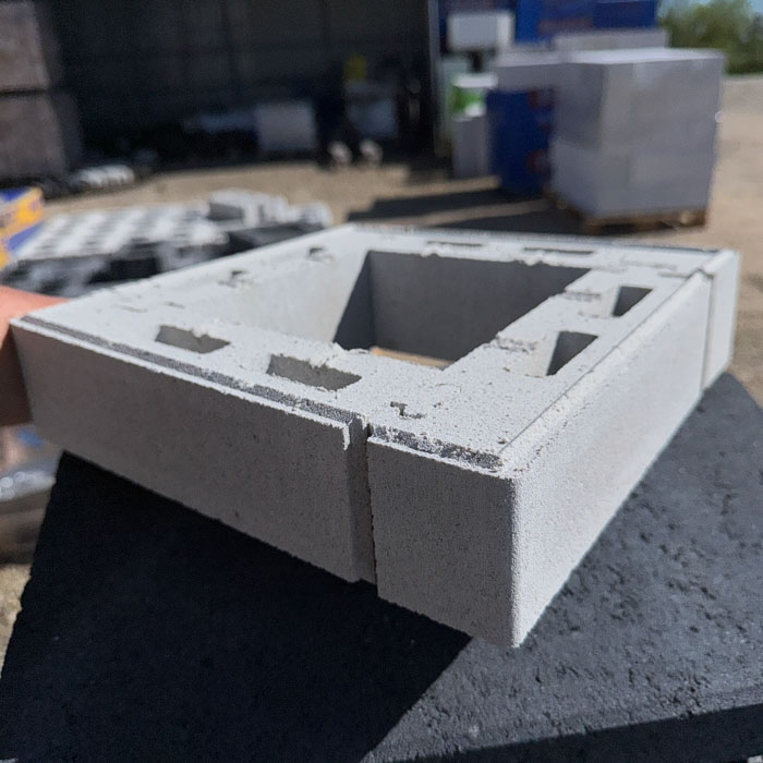 Кая елемент підмурівка гладка Біла