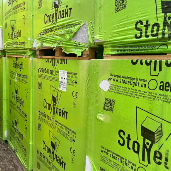 Газоблок D400 300 на піддоні