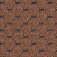 Бітумна черепиця Коричнева