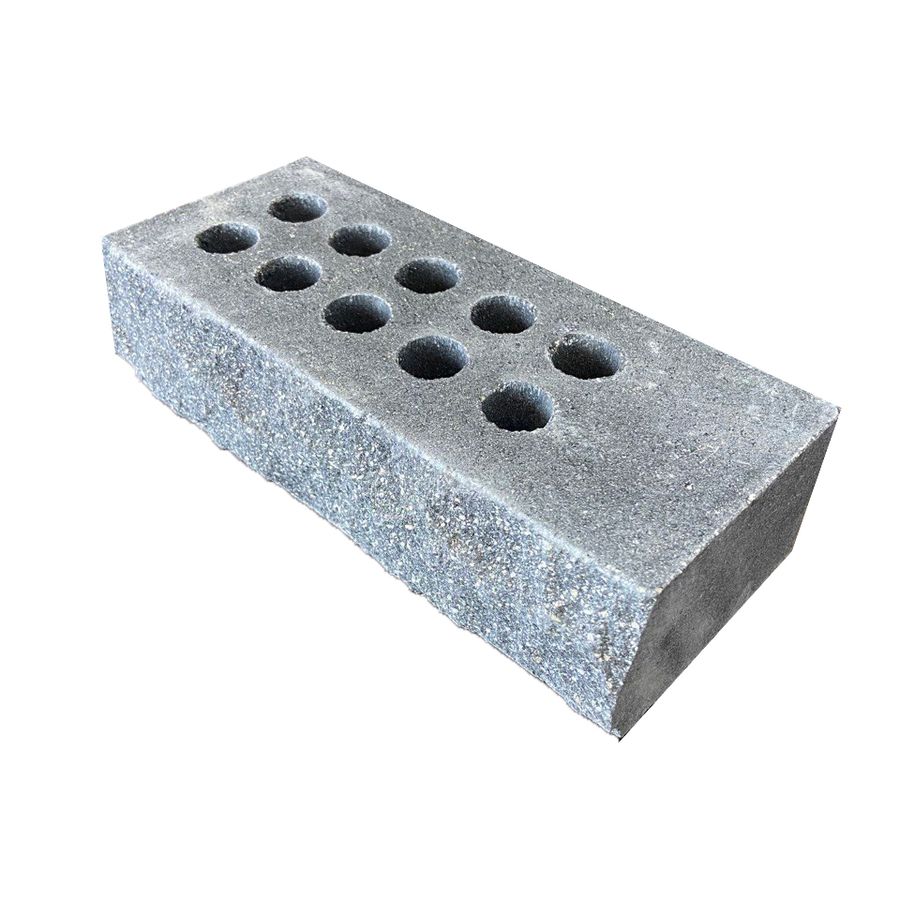 Цегла лицьова пустотіла ложок Колота Сіра