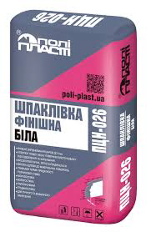 Шпаклівка стартова Поліпласт ПЦН-026(біла)