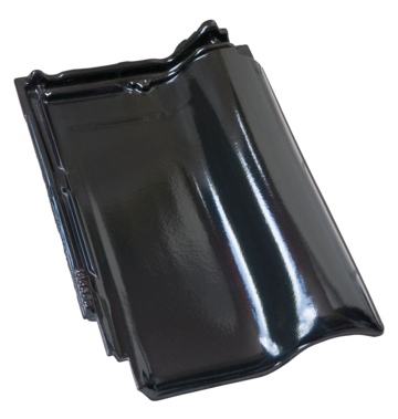 Керамічна черепиця Roben MONZAplus антрацит ангобірована