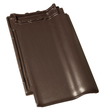 Керамічна черепиця Piemont Roben Коричнева Ангробована