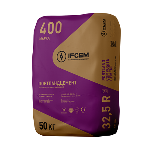 Цемент М400 50 кг Івано-Франківський